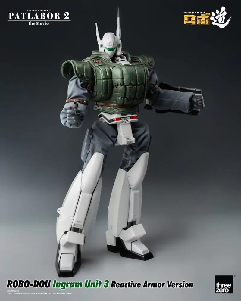 Patlabor 2: The Movie Robo-Dou Ingram Unit 3 Reactive Armor Version akciófigura 23 cm termékfotó