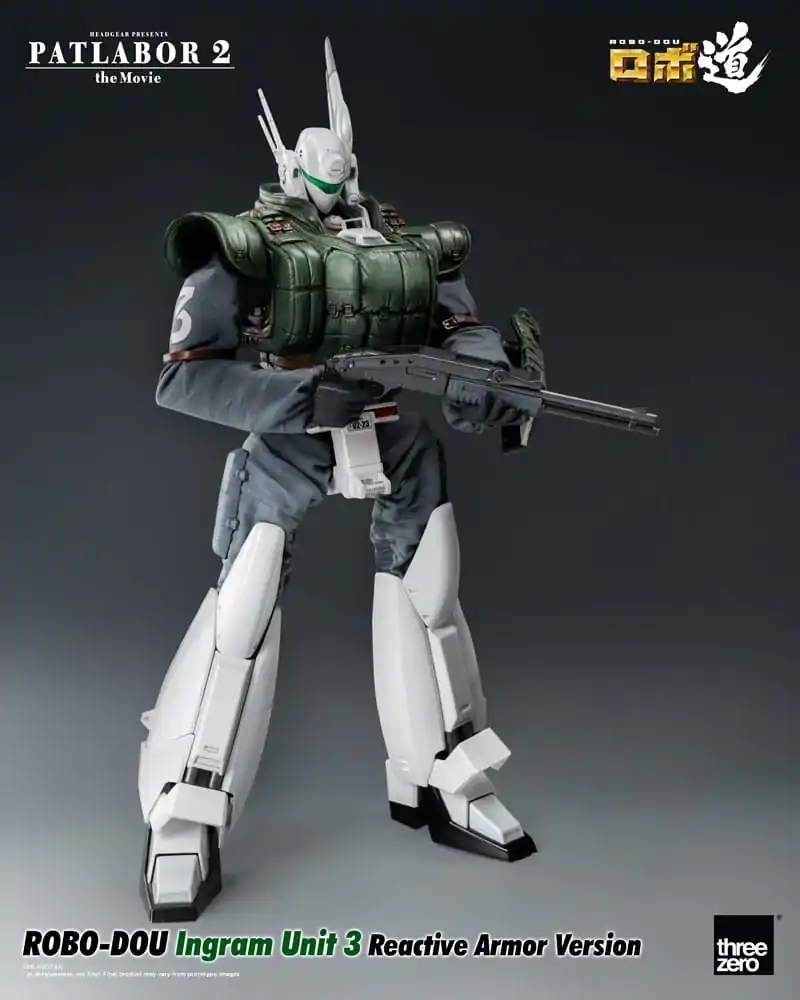 Patlabor 2: The Movie Robo-Dou Ingram Unit 3 Reactive Armor Version akciófigura 23 cm termékfotó