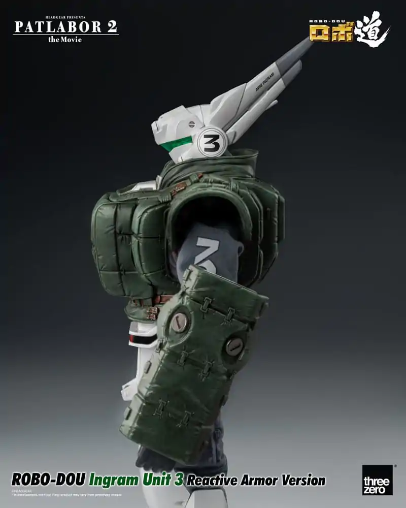 Patlabor 2: The Movie Robo-Dou Ingram Unit 3 Reactive Armor Version akciófigura 23 cm termékfotó