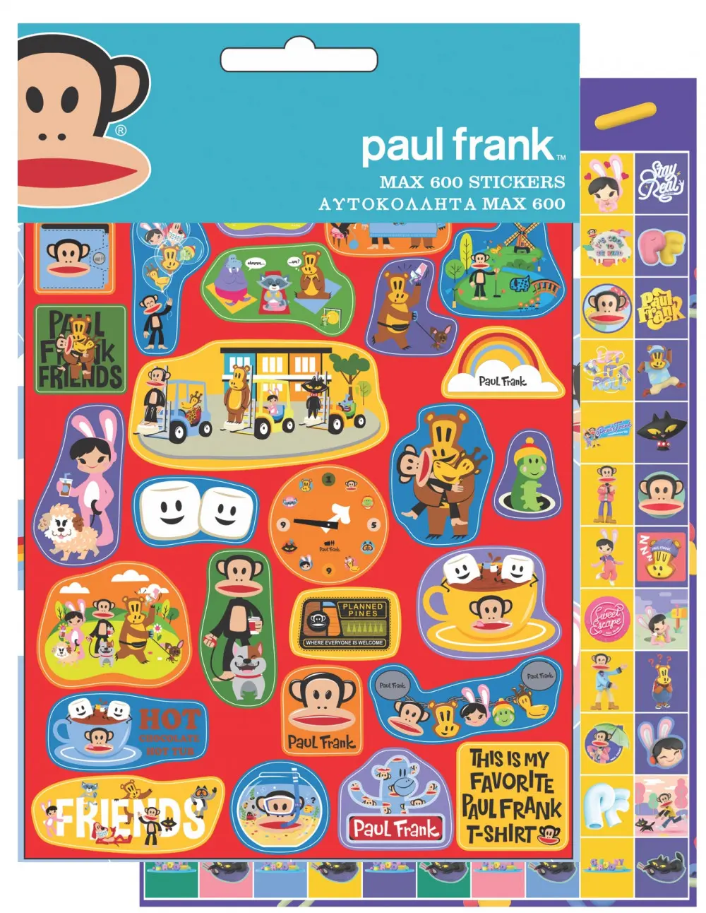 Paul Frank 600 darabos matrica szett termékfotó