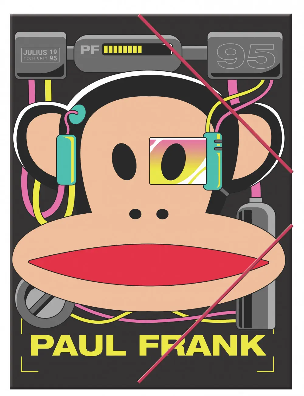 Paul Frank A/4 gumis mappa termékfotó