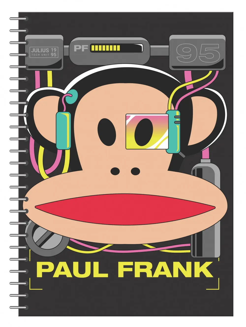 Paul Frank A/4 spirál vonalas füzet 70 lapos termékfotó
