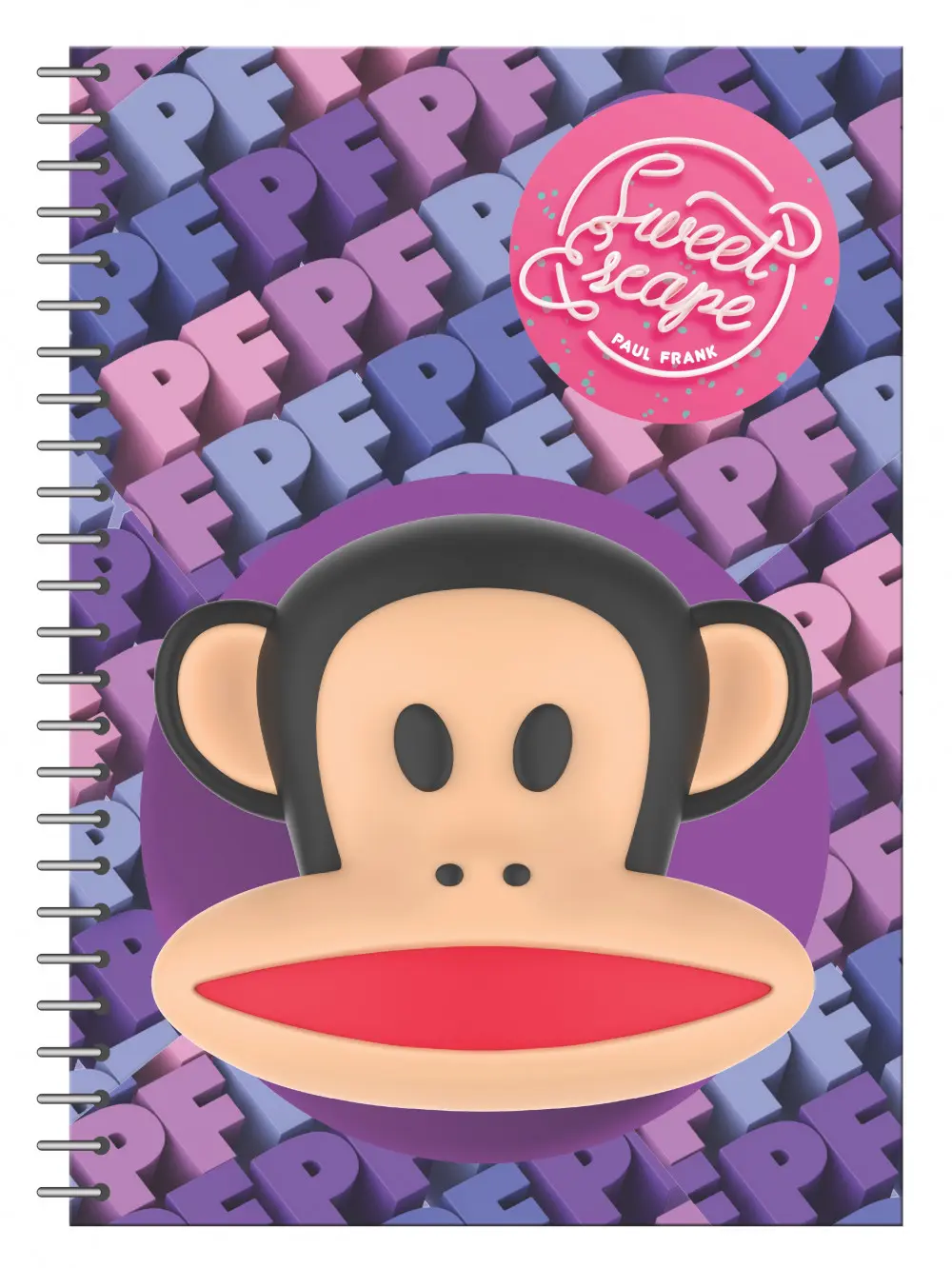 Paul Frank A/4 spirál vonalas füzet 70 lapos termékfotó