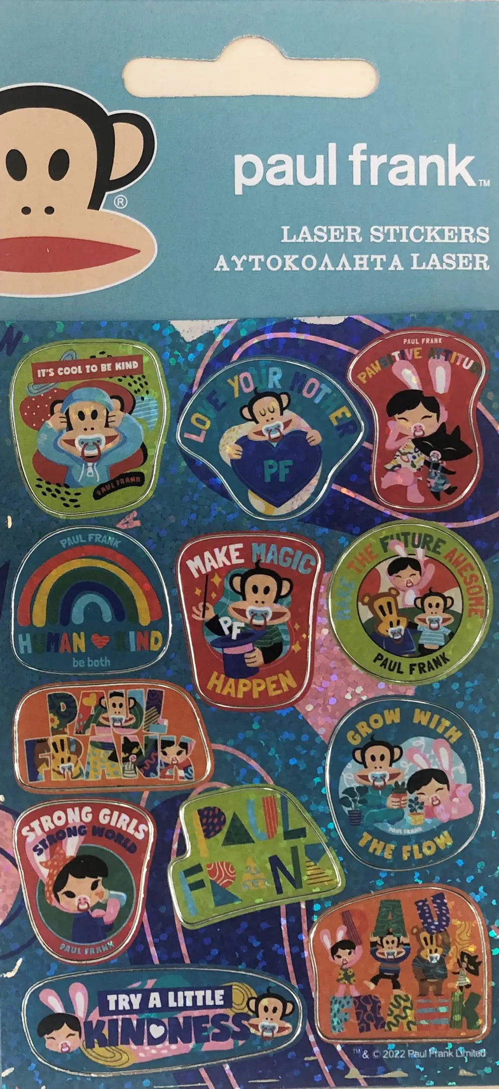 Paul Frank hologrammos matrica termékfotó