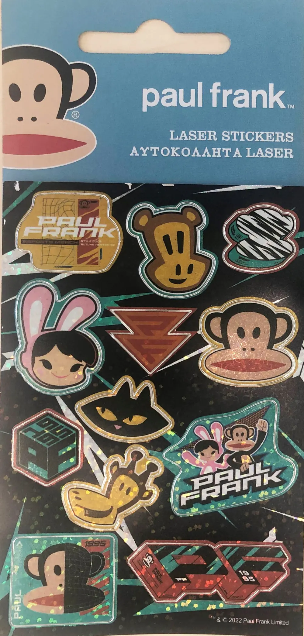 Paul Frank hologrammos matrica termékfotó