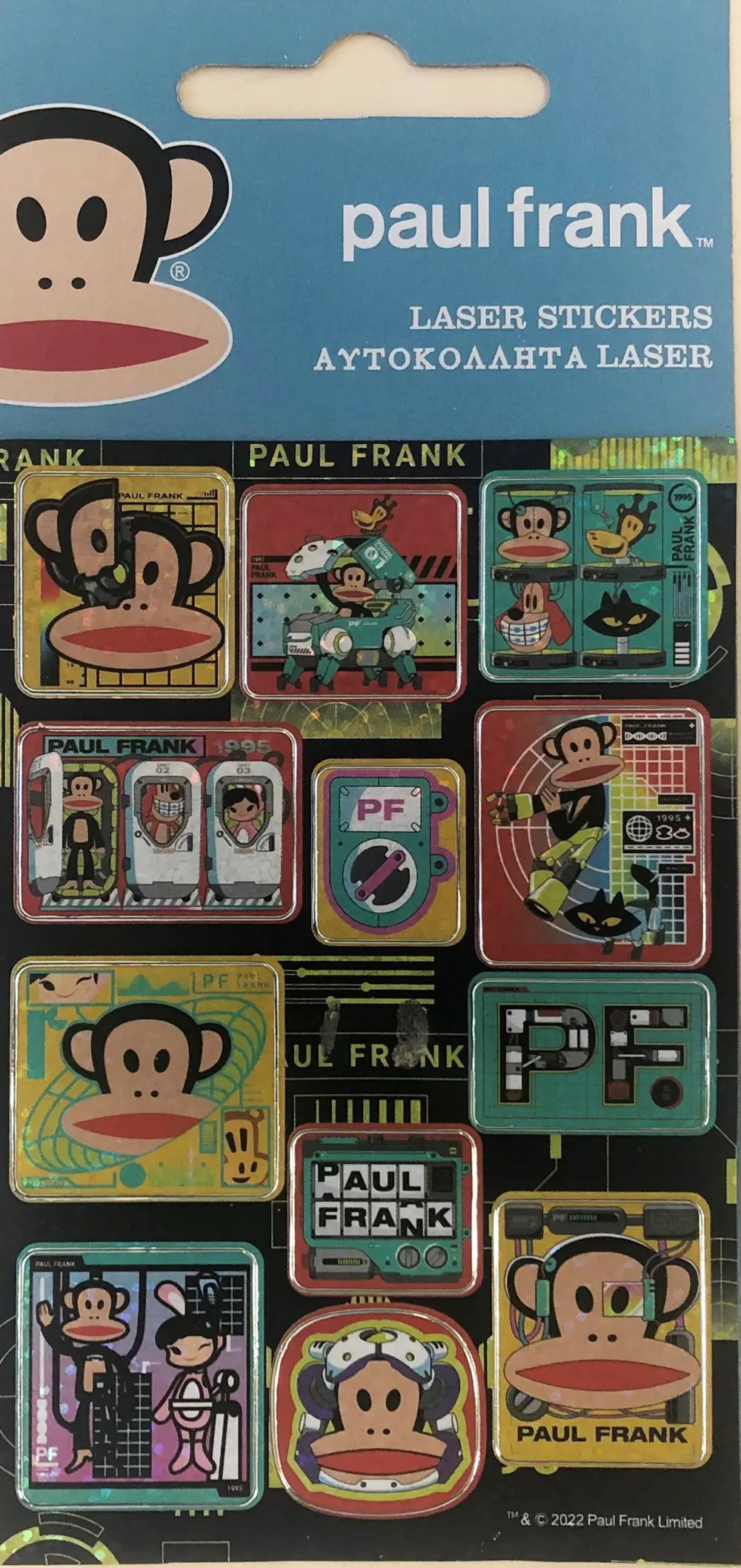 Paul Frank hologrammos matrica termékfotó