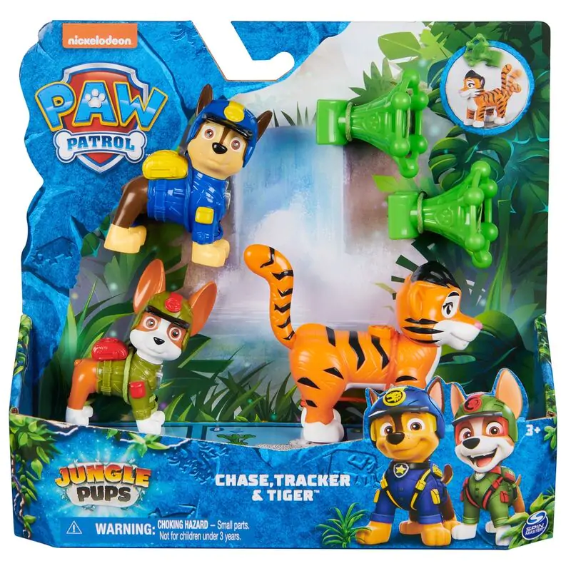 Paw Patrol Chase and Tracker Jungle Pups figura csomag termékfotó