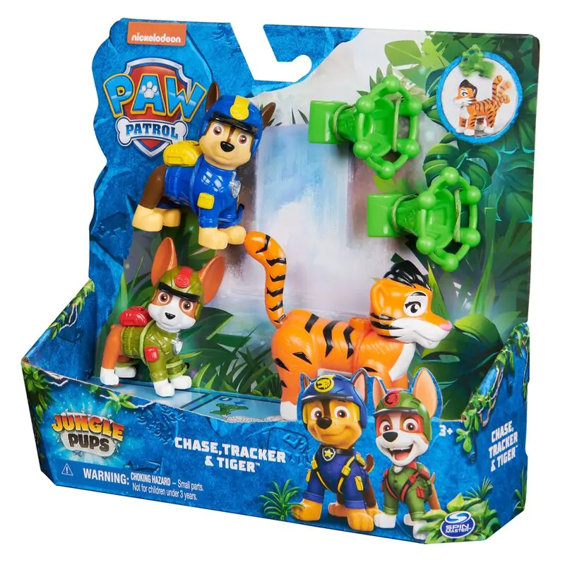 Paw Patrol Chase and Tracker Jungle Pups figura csomag termékfotó