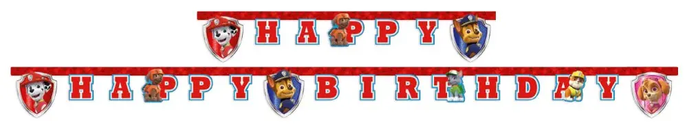Paw Patrol Ready For Action, Mancs Őrjárat Happy Birthday felirat termékfotó