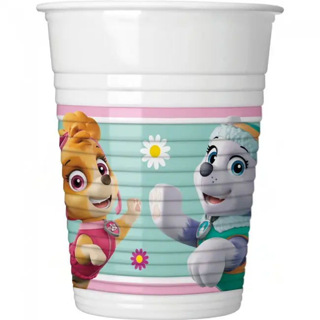 Paw Patrol Skye and Everest, Mancs Őrjárat műanyag pohár 8 db-os 200 ml termékfotó
