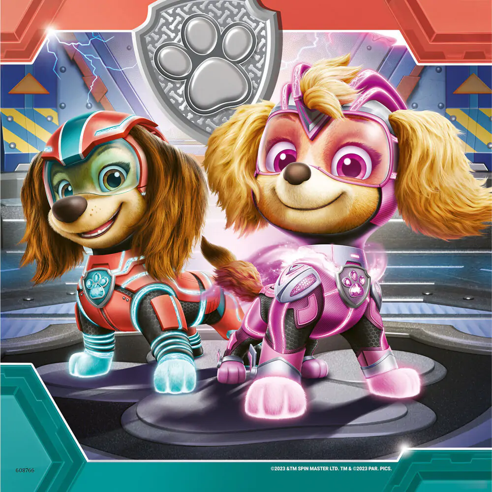 Paw Patrol The mighty movie puzzle 3x49db-os termékfotó
