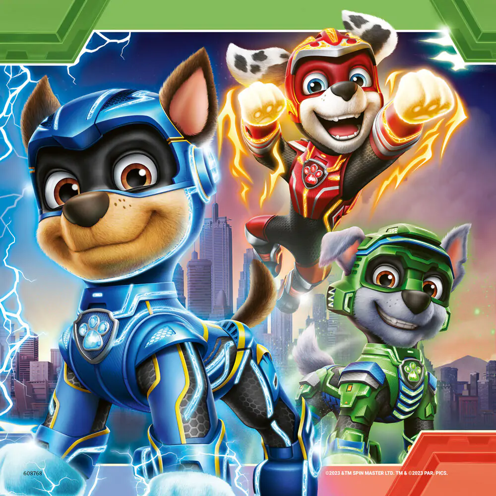 Paw Patrol The mighty movie puzzle 3x49db-os termékfotó