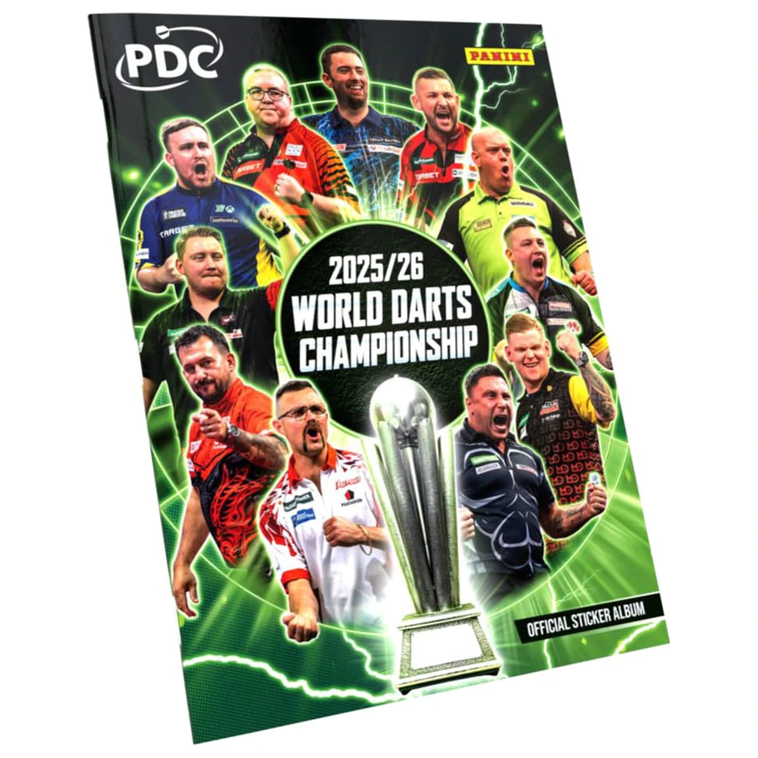 PDC World Darts Championship 2025/26 Collection német nyelvű matrica album termékfotó