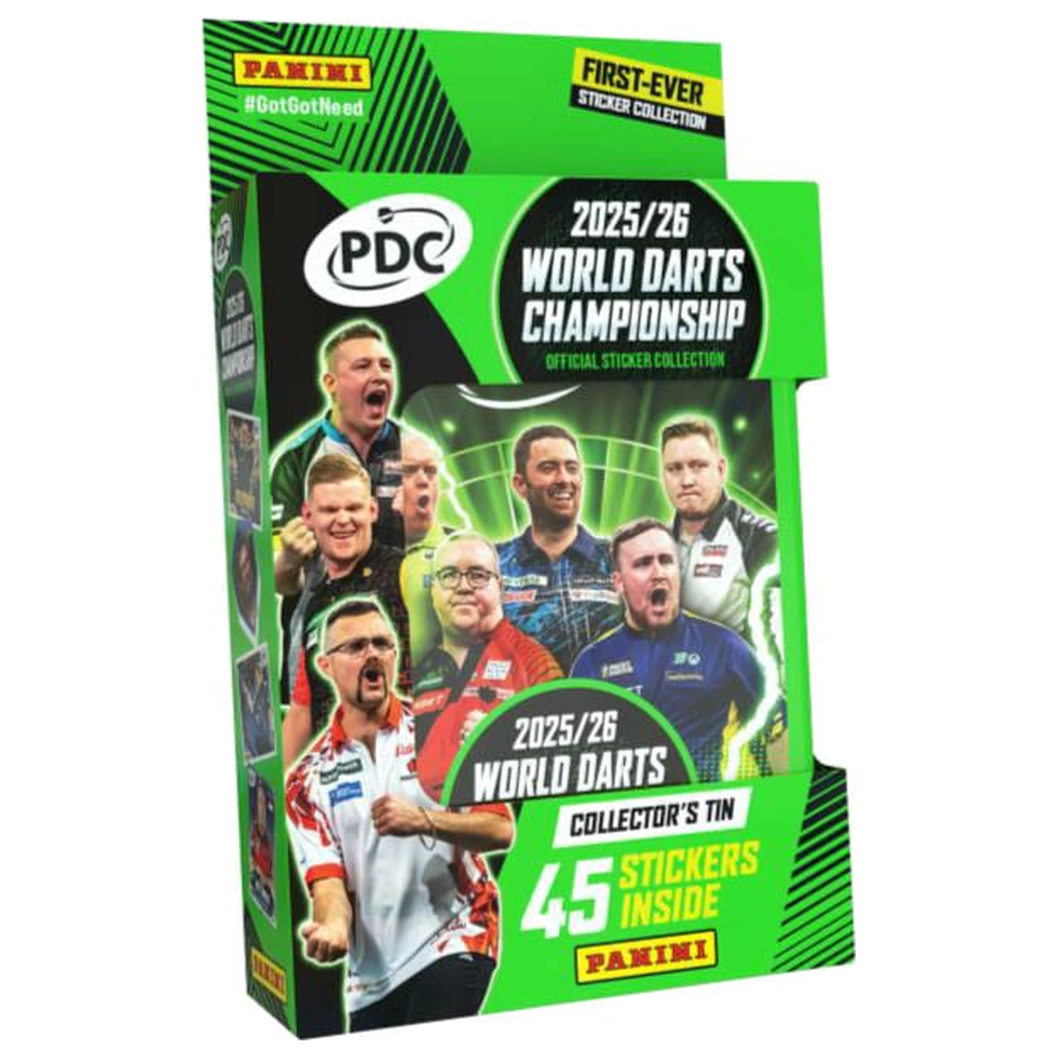 PDC World Darts Championship 2025/26 Pocket Tin matrica csomag termékfotó