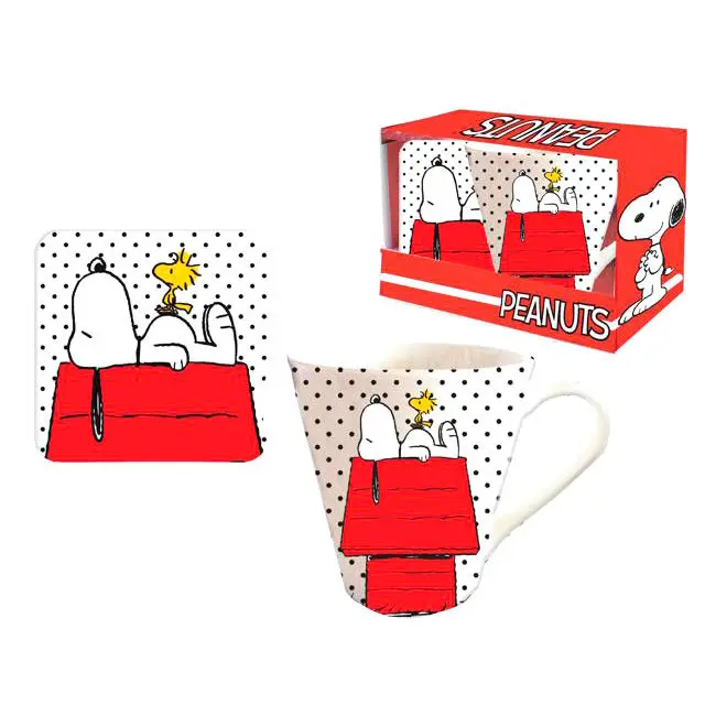 Peanuts bögre + alátét csomag termékfotó