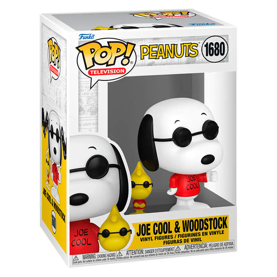 Peanuts Funko POP! & Buddy Vinyl figura Joe Cool w/Wdstk 9 cm termékfotó