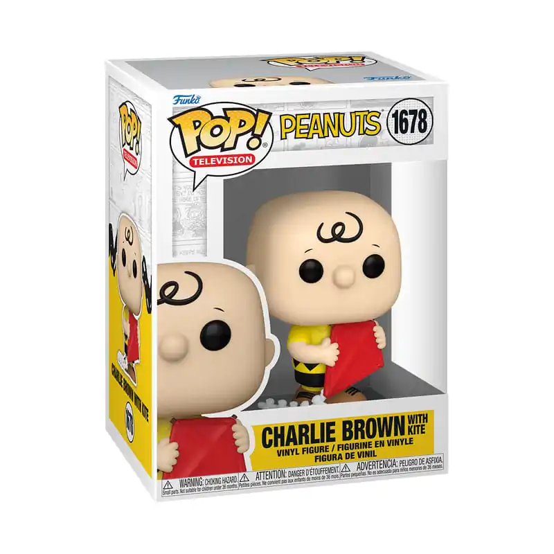 Peanuts Funko POP! Animation figura Charlie Brown w/Kite 9 cm termékfotó