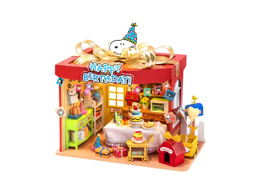 Peanuts Puremind Construction Birthday Party fa építőkészlet termékfotó