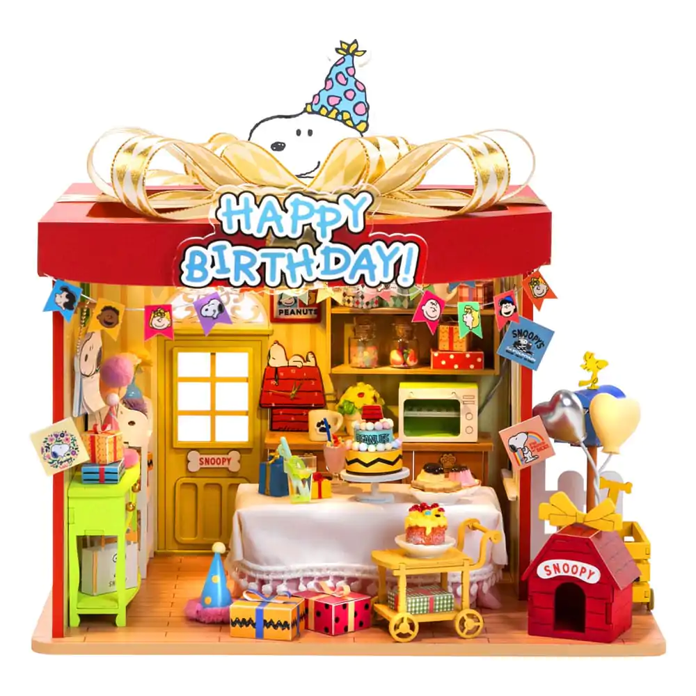 Peanuts Puremind Construction Birthday Party fa építőkészlet termékfotó