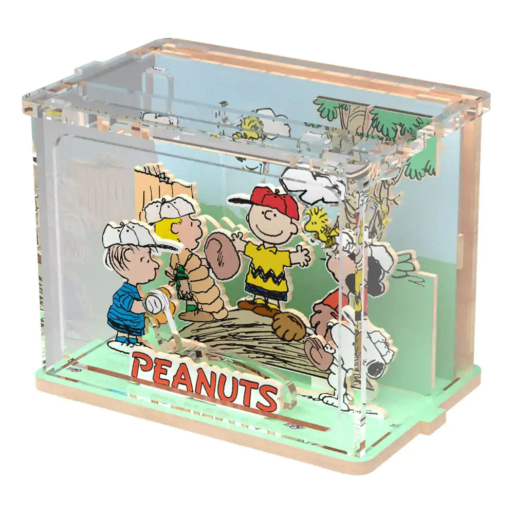 Peanuts Puremind Construction Mini Scene Baseball Time DIY építőkészlet termékfotó