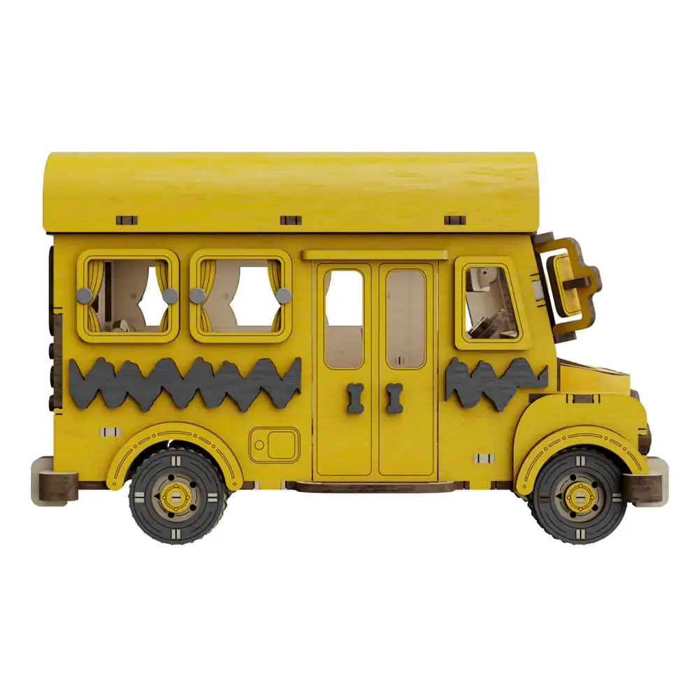 Peanuts Puremind Construction School Bus fa építőkészlet termékfotó