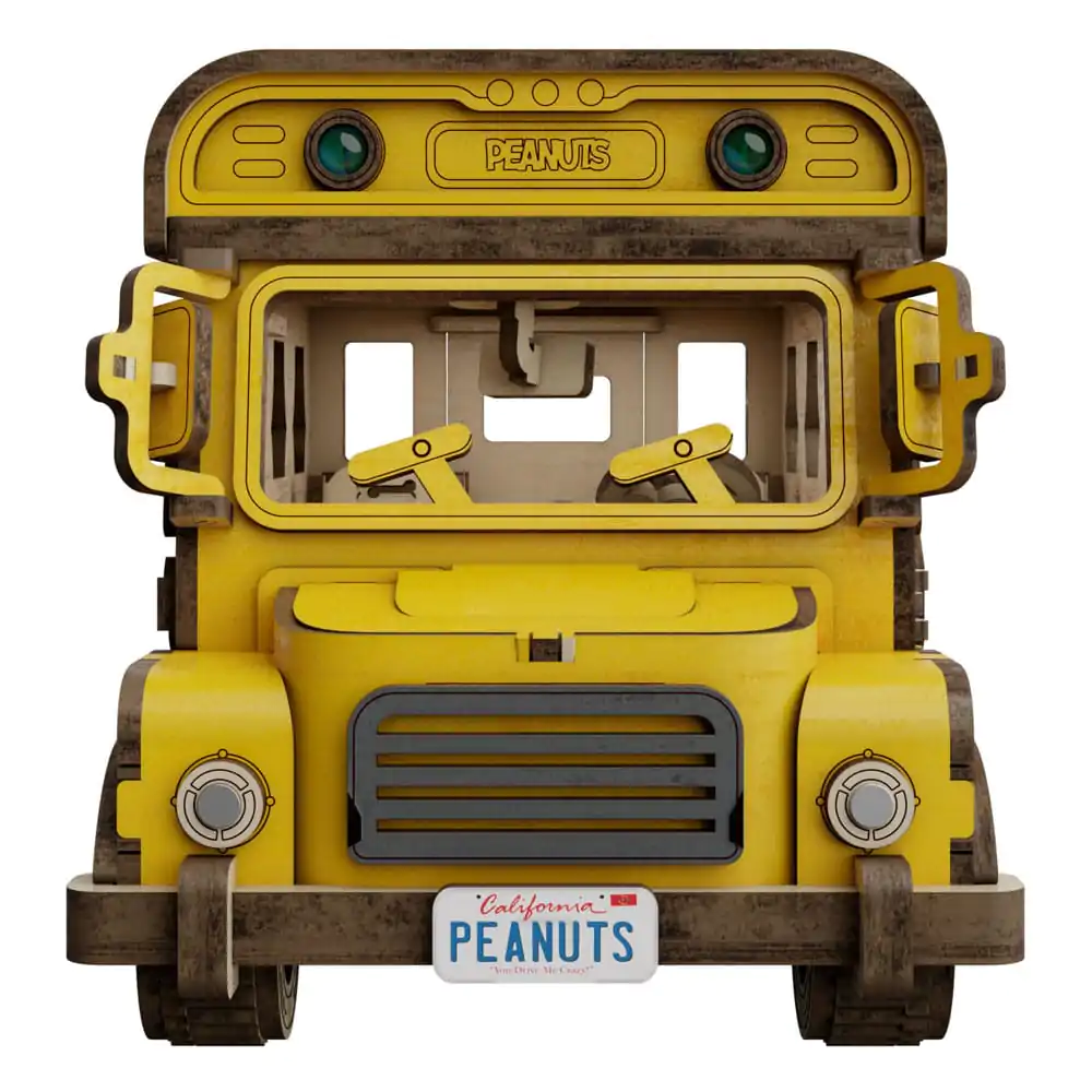 Peanuts Puremind Construction School Bus fa építőkészlet termékfotó