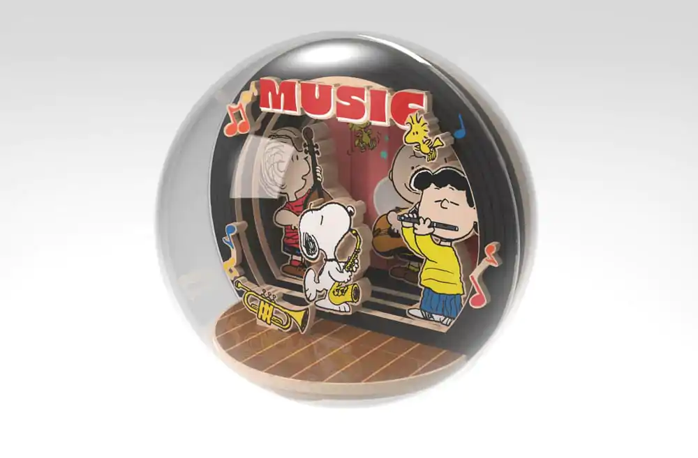 Peanuts Puremind Globe Theater Globe Night of Music modell készlet termékfotó