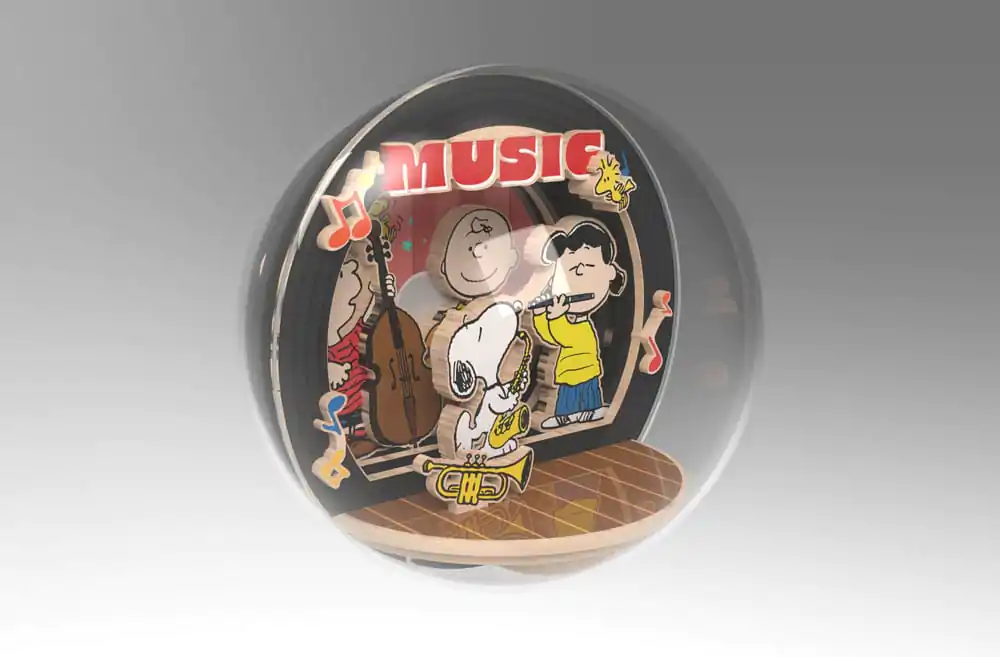 Peanuts Puremind Globe Theater Globe Night of Music modell készlet termékfotó