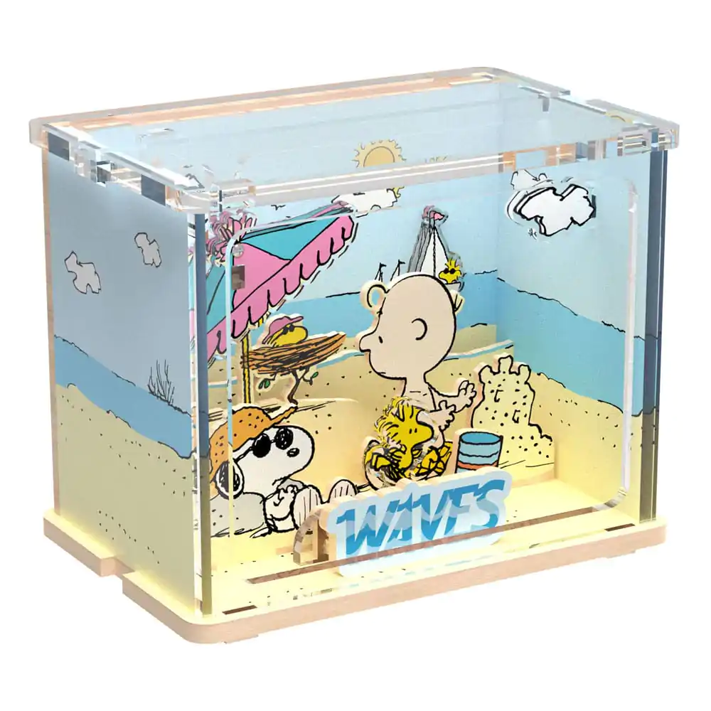 Peanuts Puremind Mini Scene Chilling at the Beach DIY építőkészlet termékfotó