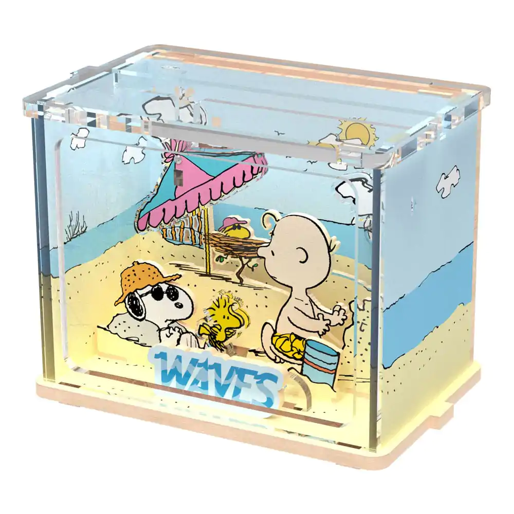 Peanuts Puremind Mini Scene Chilling at the Beach DIY építőkészlet termékfotó