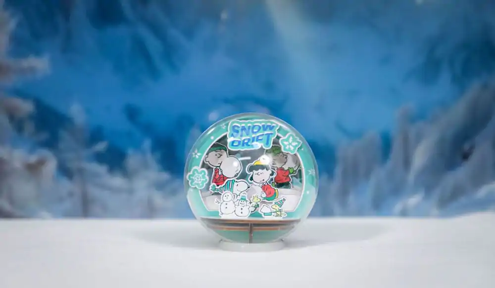 Peanuts Puremind Theater Globe Snow Drift modell készlet termékfotó