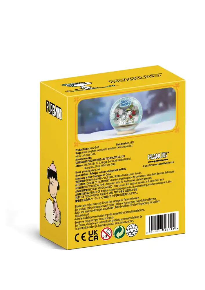 Peanuts Puremind Theater Globe Snow Drift modell készlet termékfotó