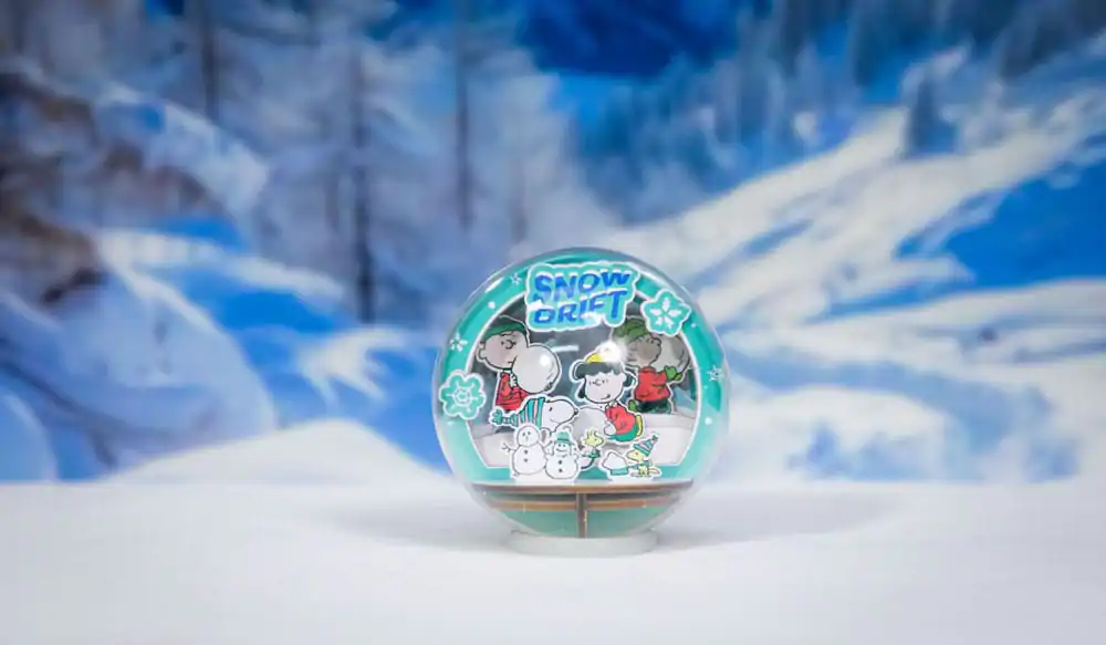 Peanuts Puremind Theater Globe Snow Drift modell készlet termékfotó