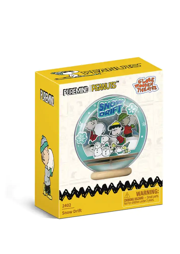 Peanuts Puremind Theater Globe Snow Drift modell készlet termékfotó