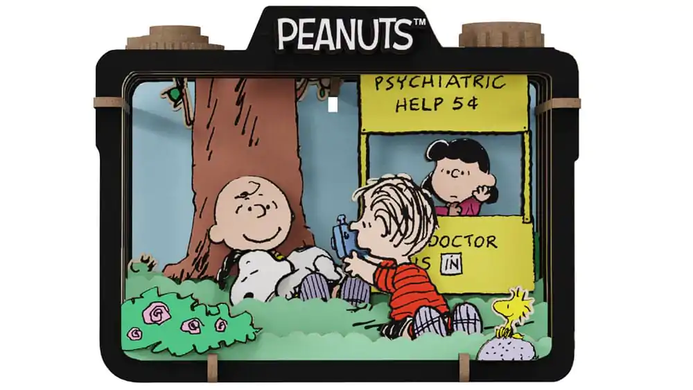 Peanuts Puremind Theater Summer Snapshot fa modell készlet termékfotó