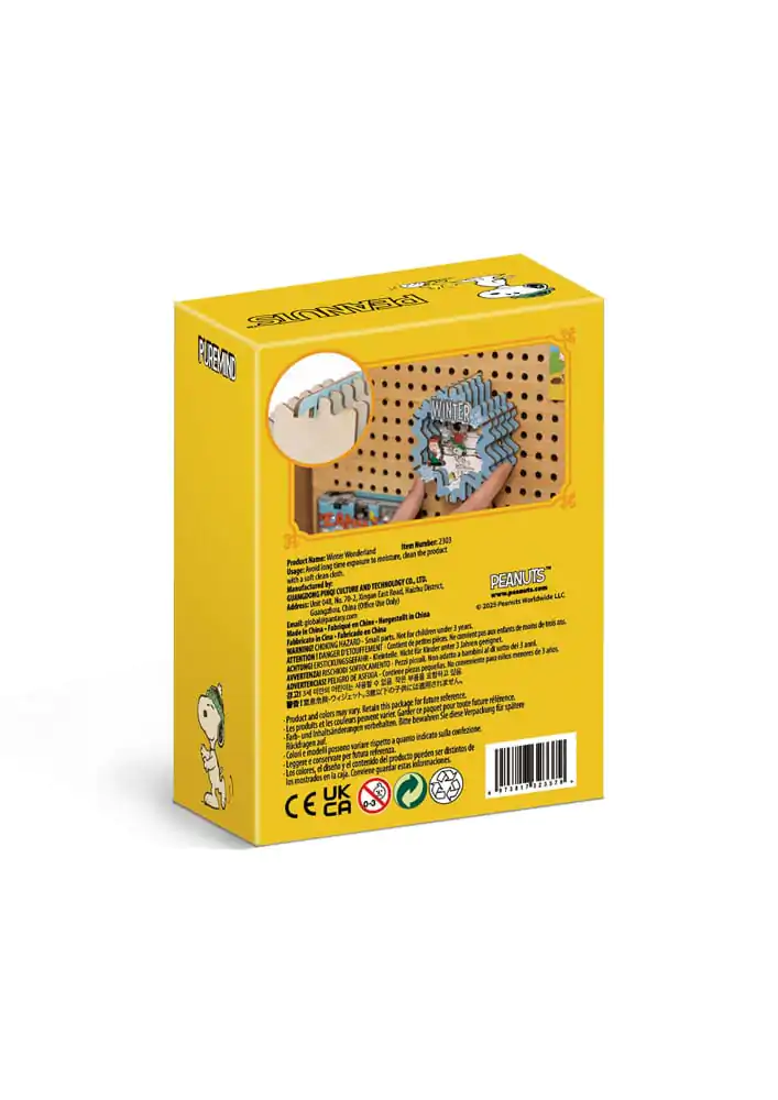 Peanuts Puremind Theater Winter Wonderland fa modell készlet termékfotó