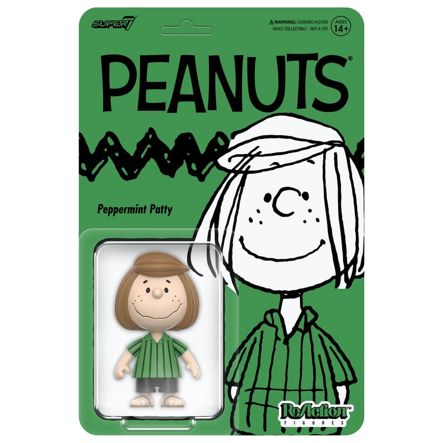 Peanuts ReAction akciófigura Wave 09 Peppermint Patty termékfotó