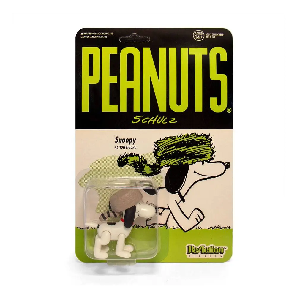 Peanuts ReAction Racoon Hat Snoopy akciófigura 10 cm termékfotó