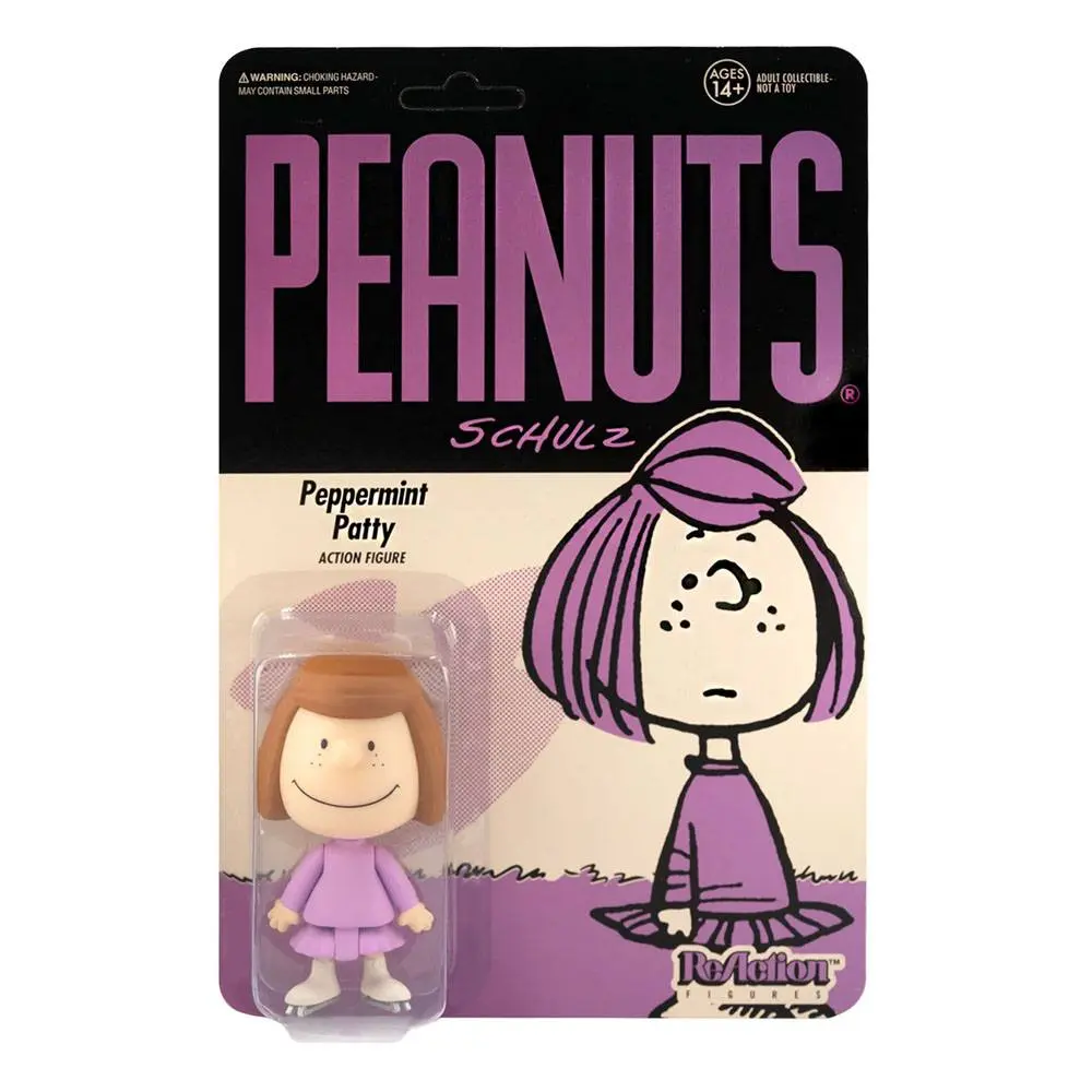 Peanuts ReAction Wave 2 Peppermint Patty akciófigura 10 cm termékfotó