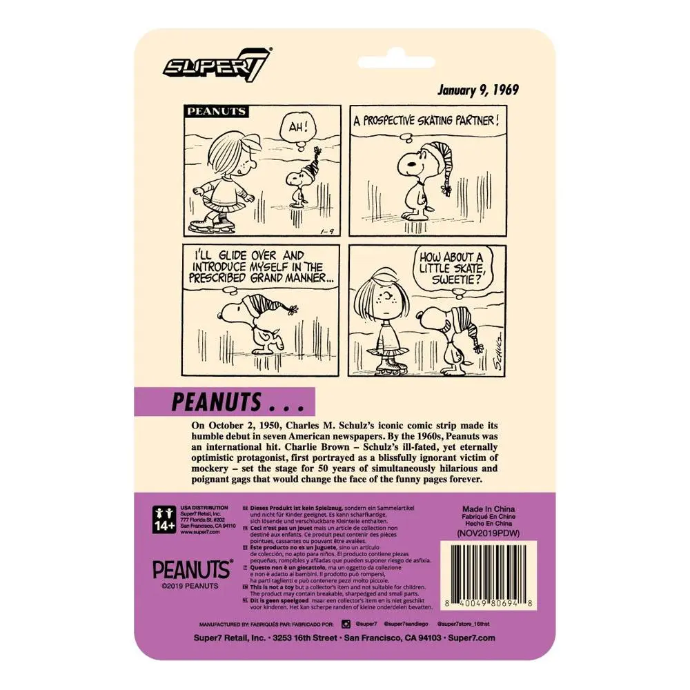 Peanuts ReAction Wave 2 Peppermint Patty akciófigura 10 cm termékfotó