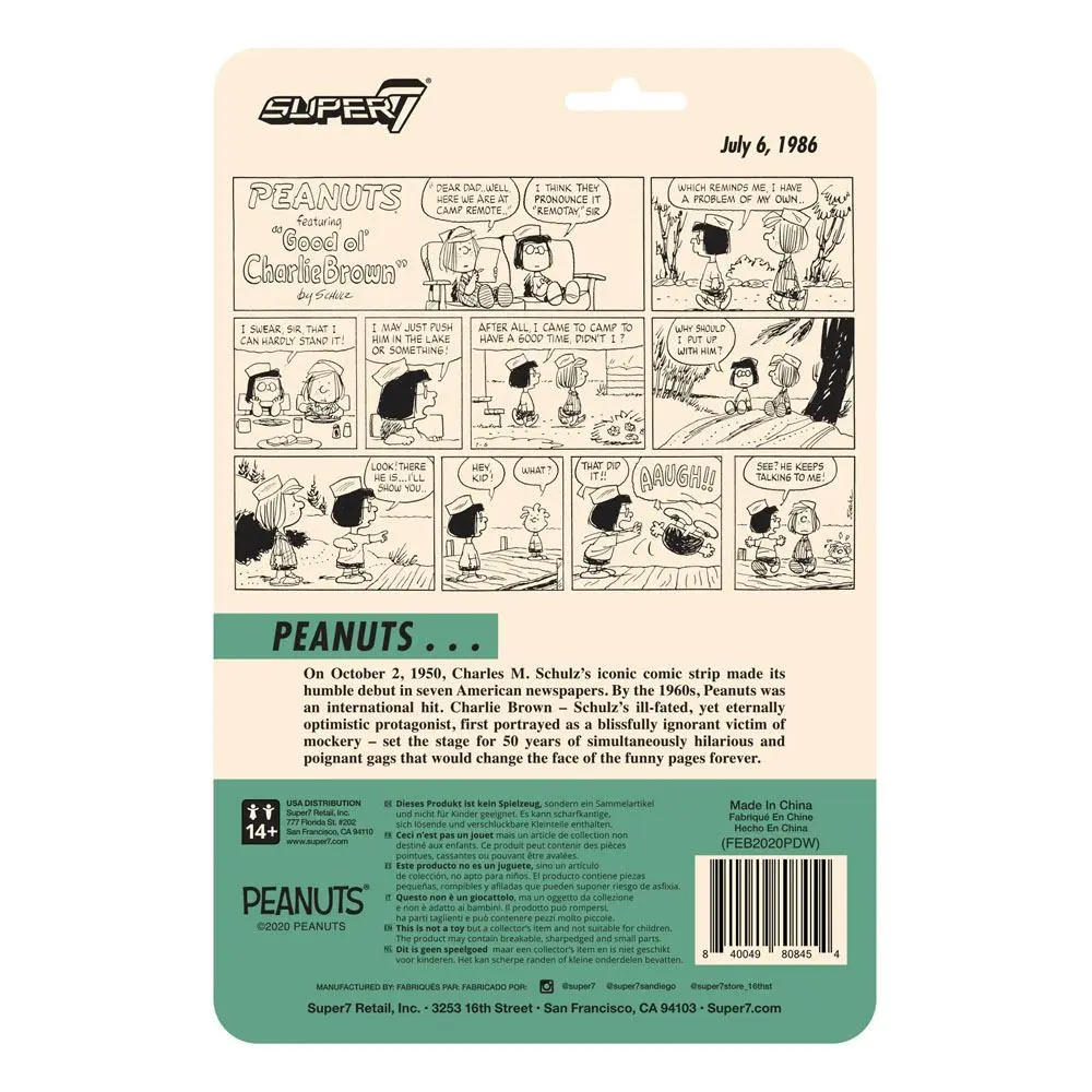 Peanuts ReAction  Wave 3 Camp Peppermint Patty akciófigura 10 cm termékfotó