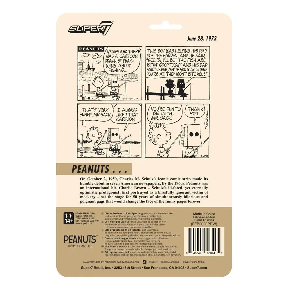 Peanuts ReAction Wave 3 Mr. Sack akciófigura 10 cm termékfotó