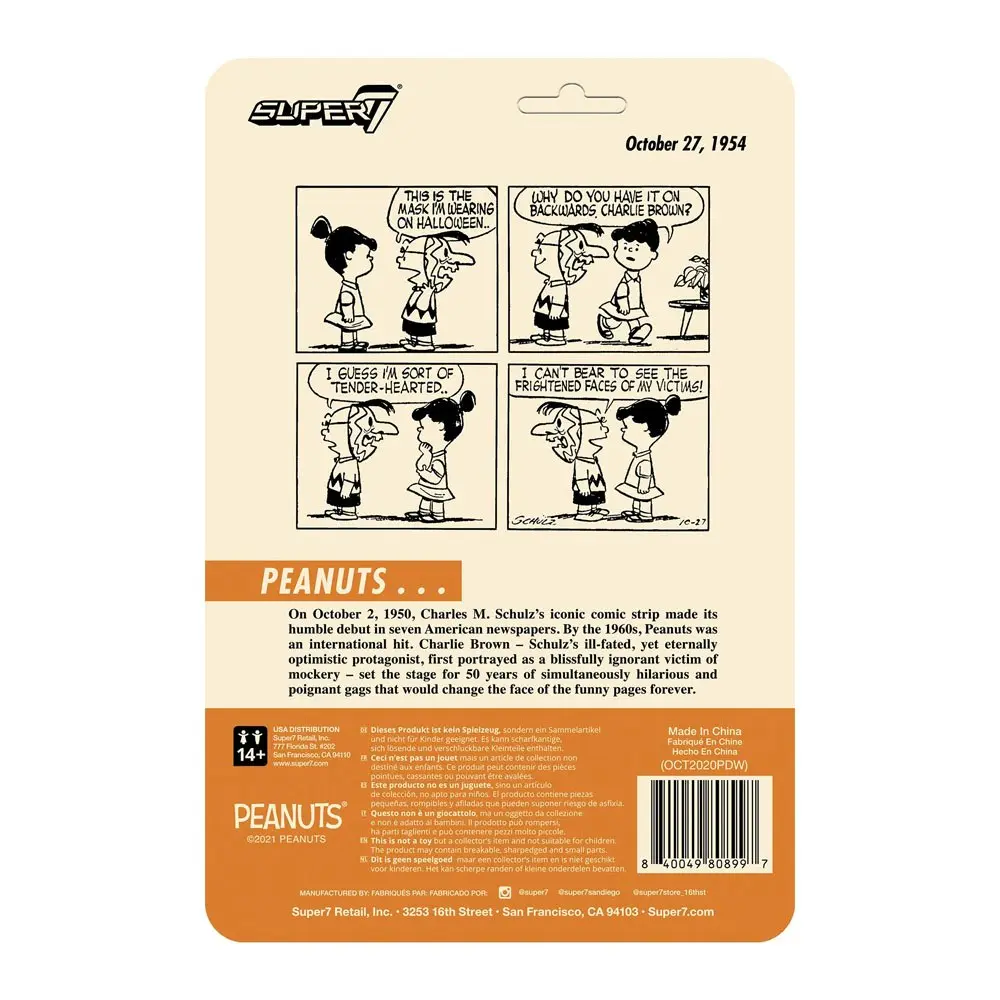 Peanuts ReAction Wave 4 Masked Charlie Brown akciófigura 9 cm termékfotó