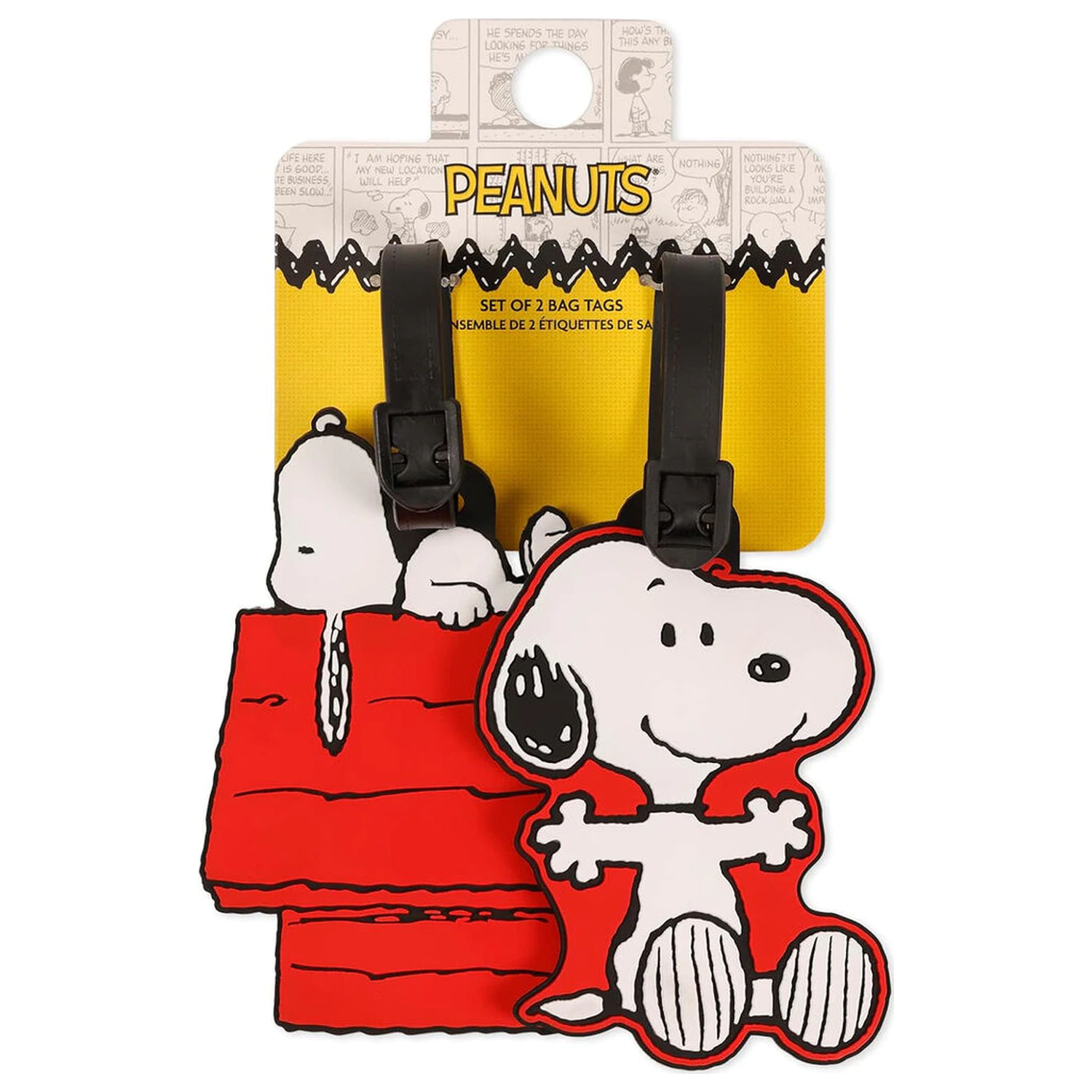 Peanuts Snoopy 2db-os poggyászcímke termékfotó
