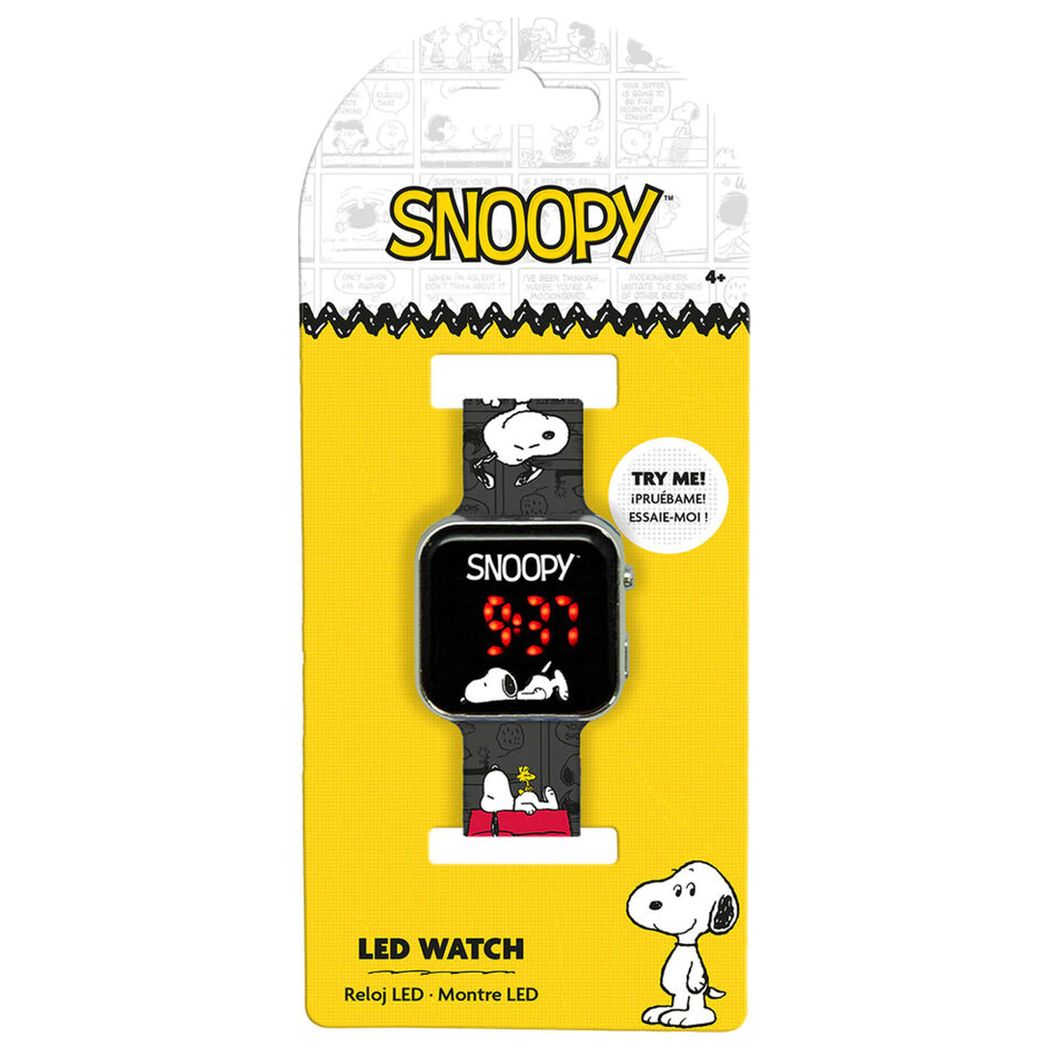 Peanuts Snoopy Led-es karóra termékfotó