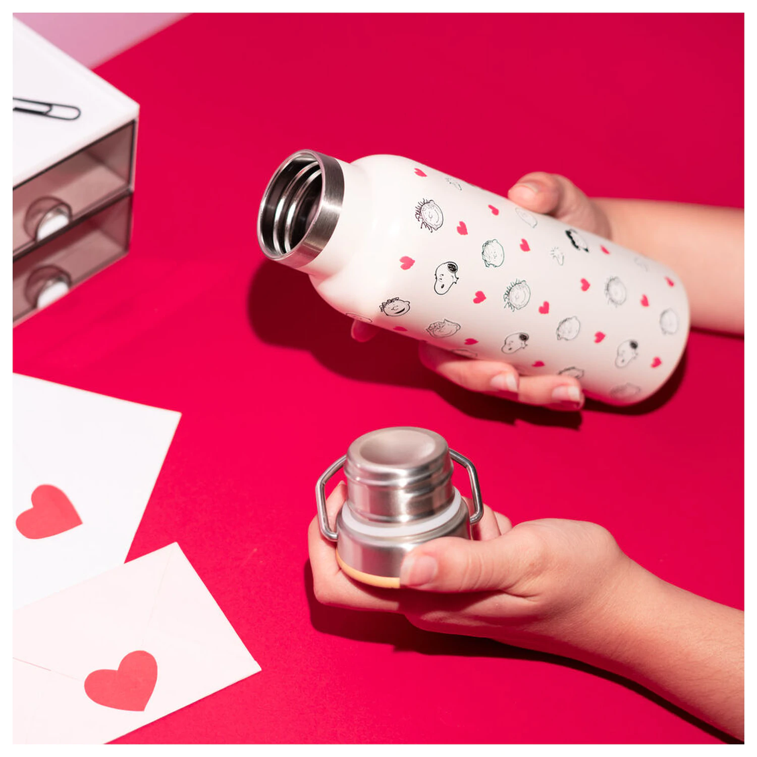 Peanuts Snoopy rozsdamentes acél palack kulacs 500ml termékfotó