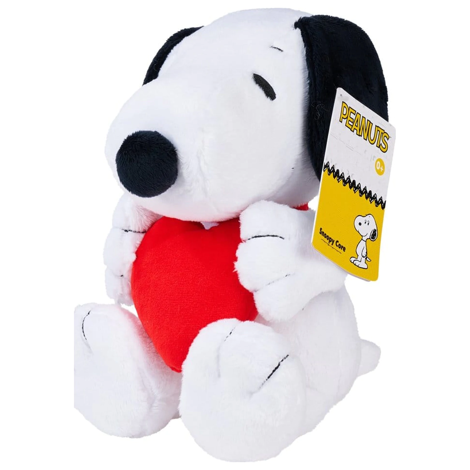 Peanuts Snoopy Sitting with Heart plüss figura 25 cm termékfotó