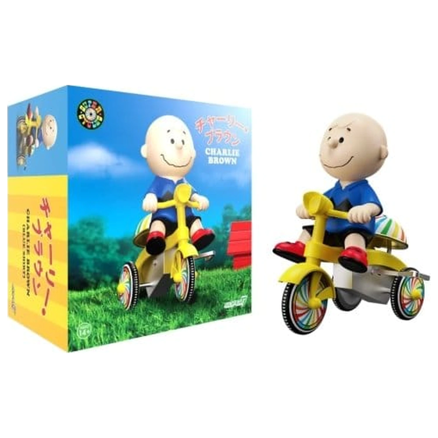 Peanuts Super Cycles jármű Charlie Brown (Blue w/ Yellow Trike) termékfotó