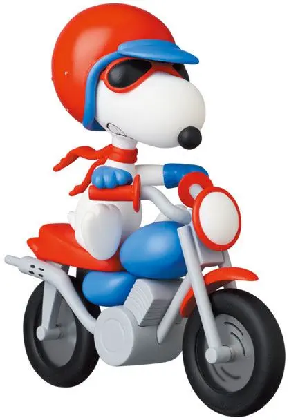 Peanuts UDF Series 13 Motocross Snoopy Mini figura 10 cm termékfotó