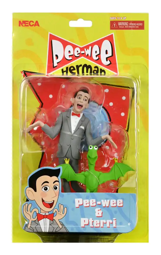 Pee-Wee Herman Toony Classics figura Pee-Wee &amp; Pterri 15 cm termékfotó